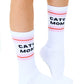 "Cat Mom" Classic Crew Socks