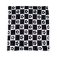 Checkered with Daisies Throw Blanket