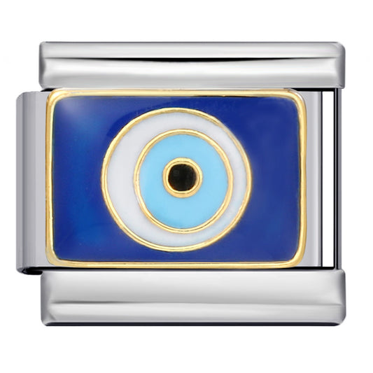 Silver Evil Eye Italian Charm