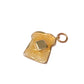 Buttered Toast Gold Charm
