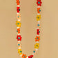 Beaded Flower Choker