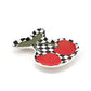 Checkered Cherry Trinket Dish