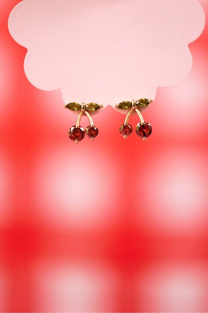 Cherry Gem Studs
