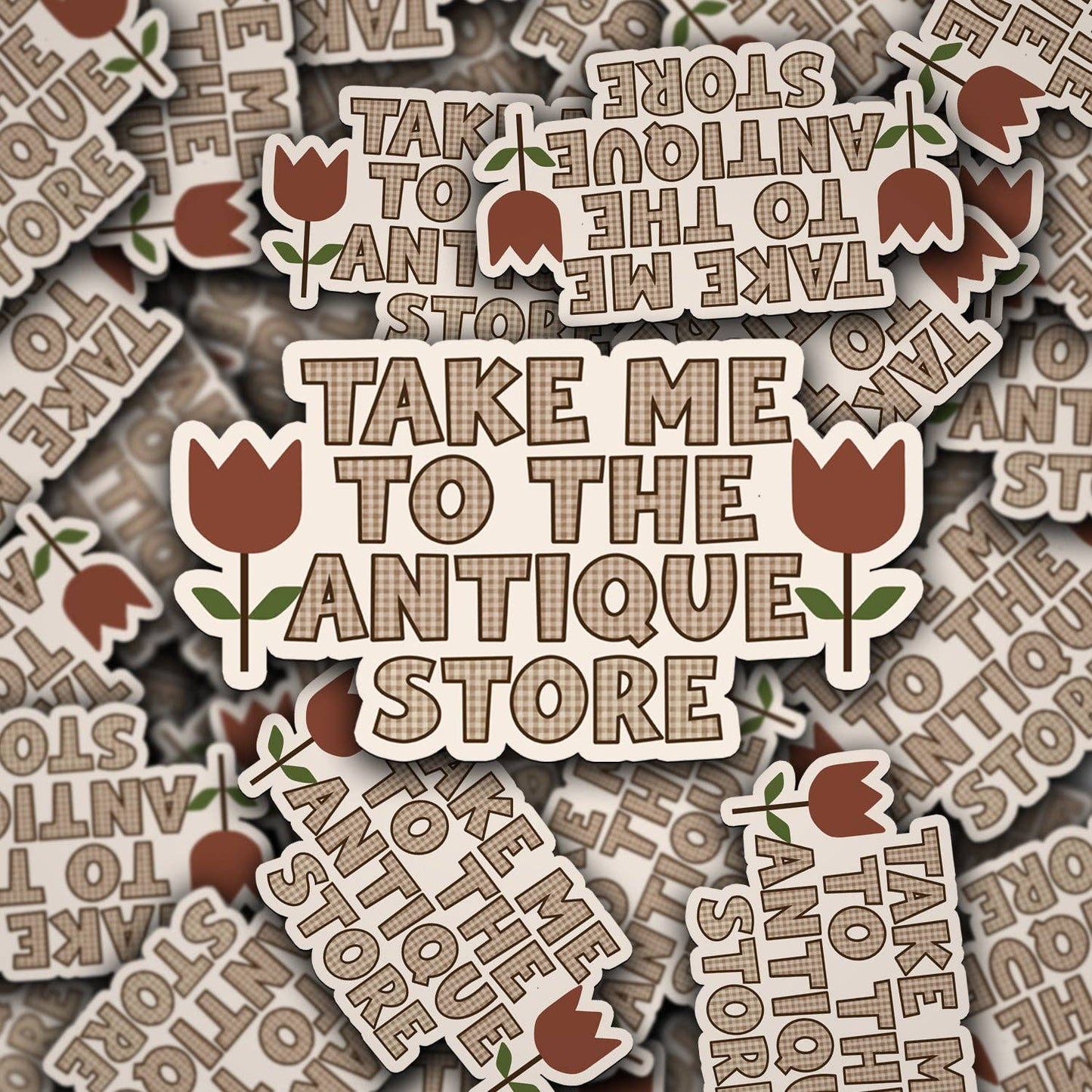 Take Me To The Antique Store Sticker