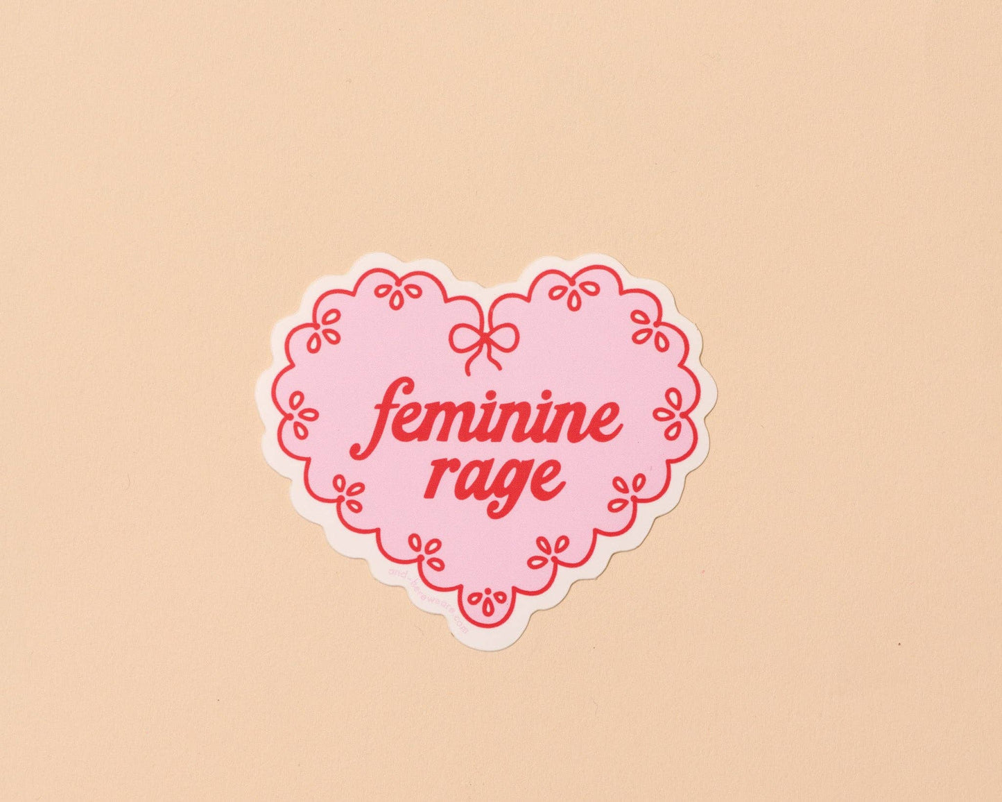 Feminine Rage Sticker