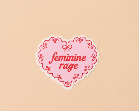 Feminine Rage Sticker