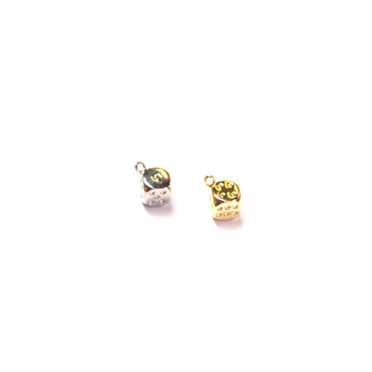 Dice Charm (Gold + Silver)