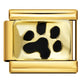 Gold Paw Italian Charm