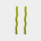 Green Wiggle Candles - (2 Pack)
