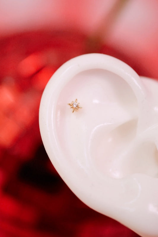 Tiny Star Flatback Stud (Single)