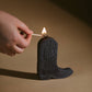 Cowboy Nashville Boot Shape Candle