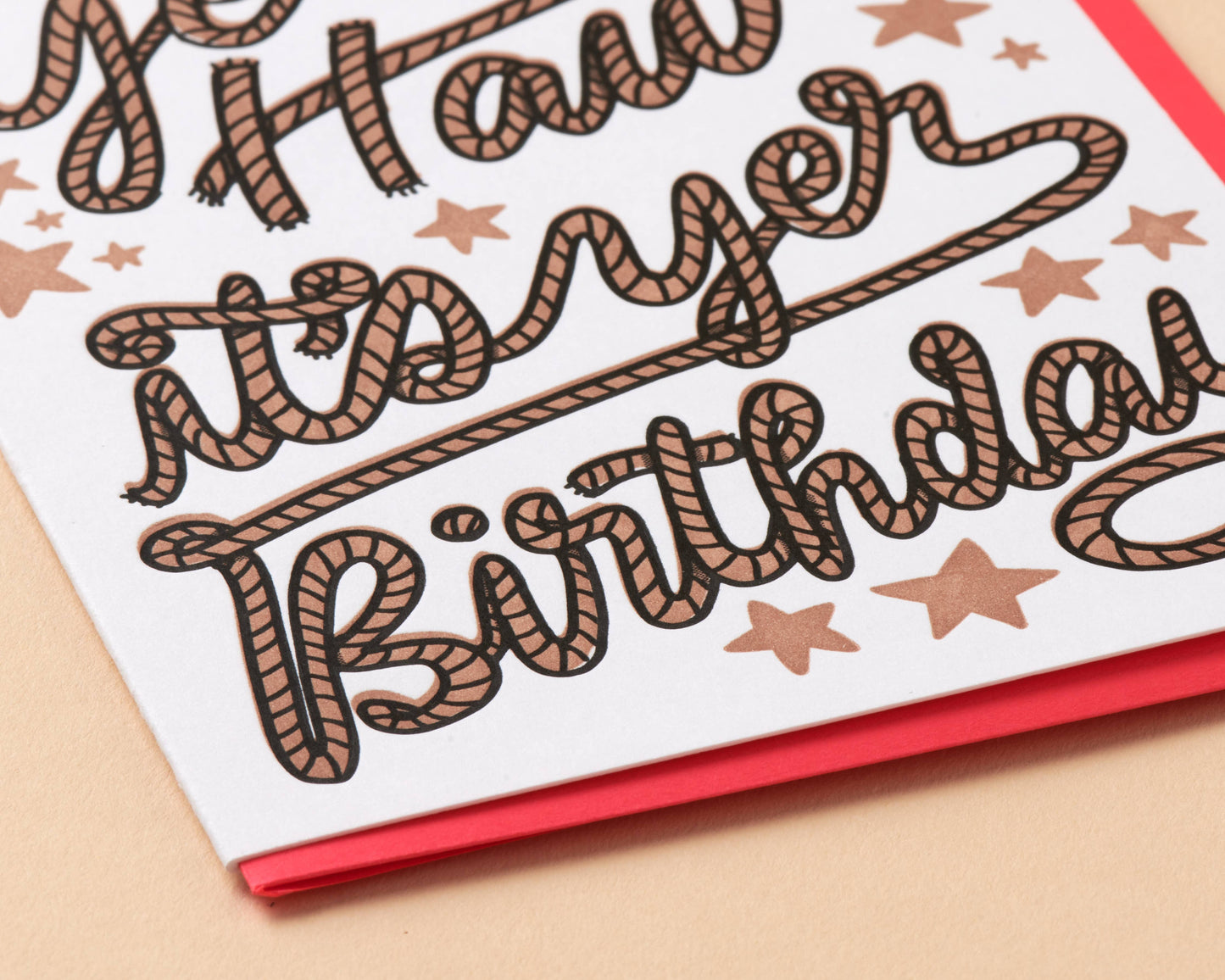 Yee Haw Western Birthday Card