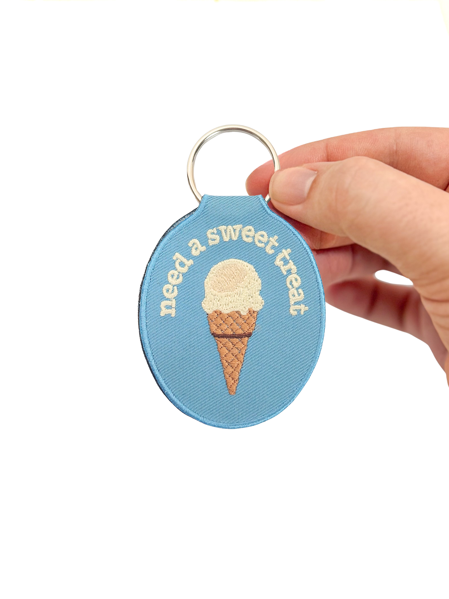 Sweet Treat Embroidered Keychain