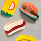 Jumbo Hotdog Hair Claw Clip