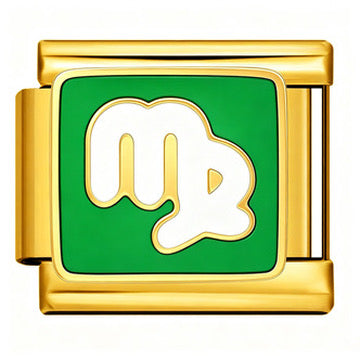 Gold Zodiac Italian Charm