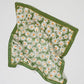 Flower Silky Feel Bandana Scarf