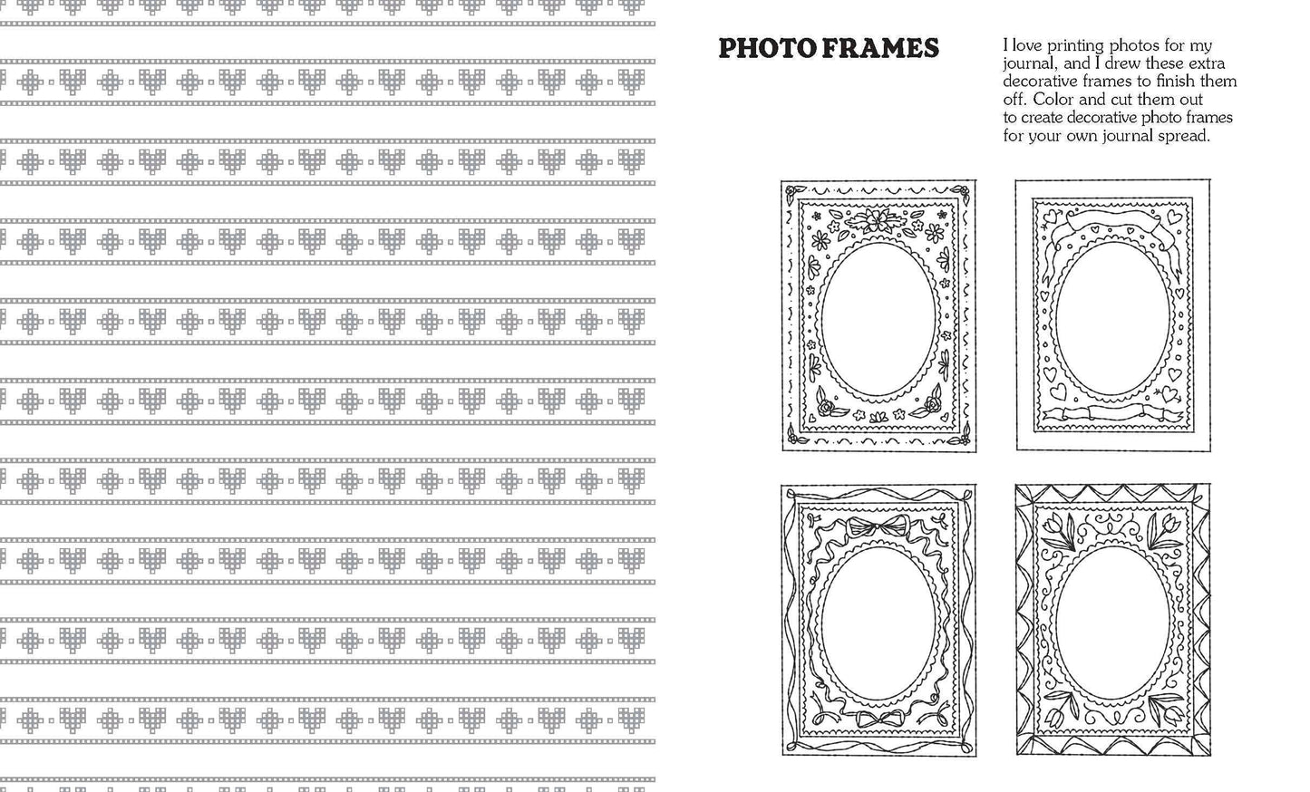 Craft & Create - Junk Journaling Coloring Book