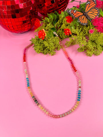 Sunset Beaded Necklace