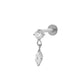 Dew Drop Flat-Back Stud (Single or Pair!)
