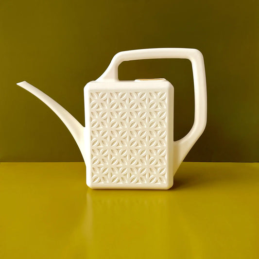 Breeze Block Watering Can | Ivory