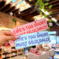 Must Dilly Dally Car Magnet