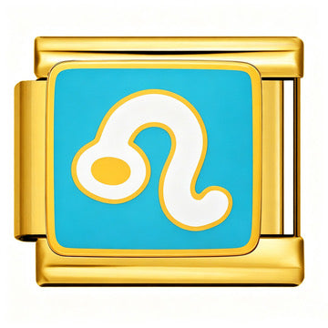 Gold Zodiac Italian Charm