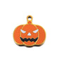 Gold Jack-o-lantern Charm