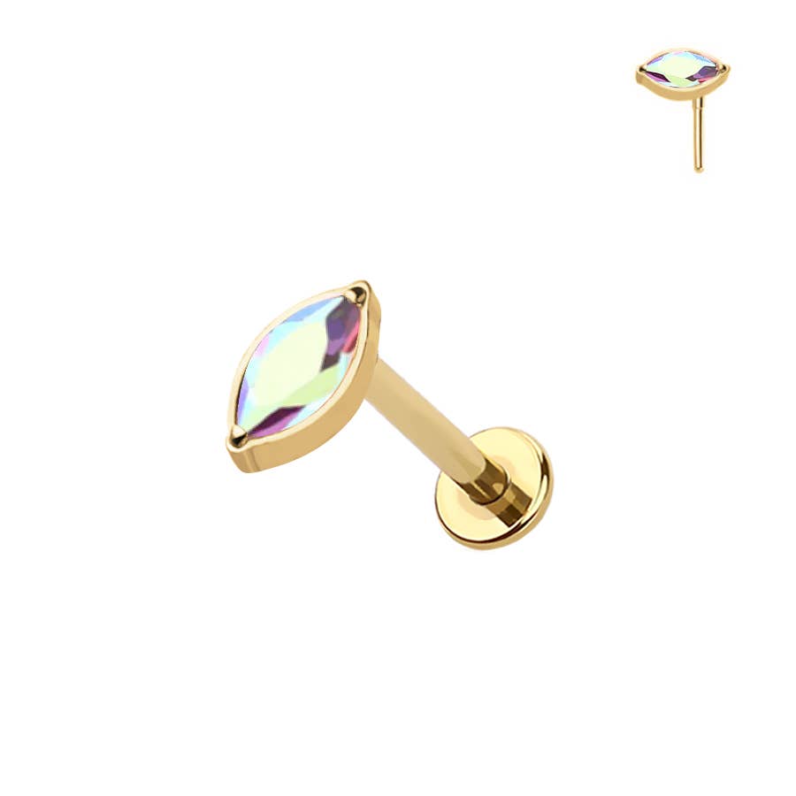 Marquis Push Pin Flat-Back Stud