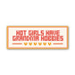 Grandma Hobbies Needlepoint Sticker