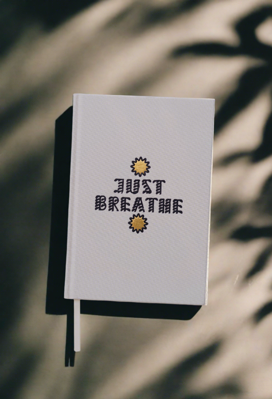 Just Breathe Linen Journal