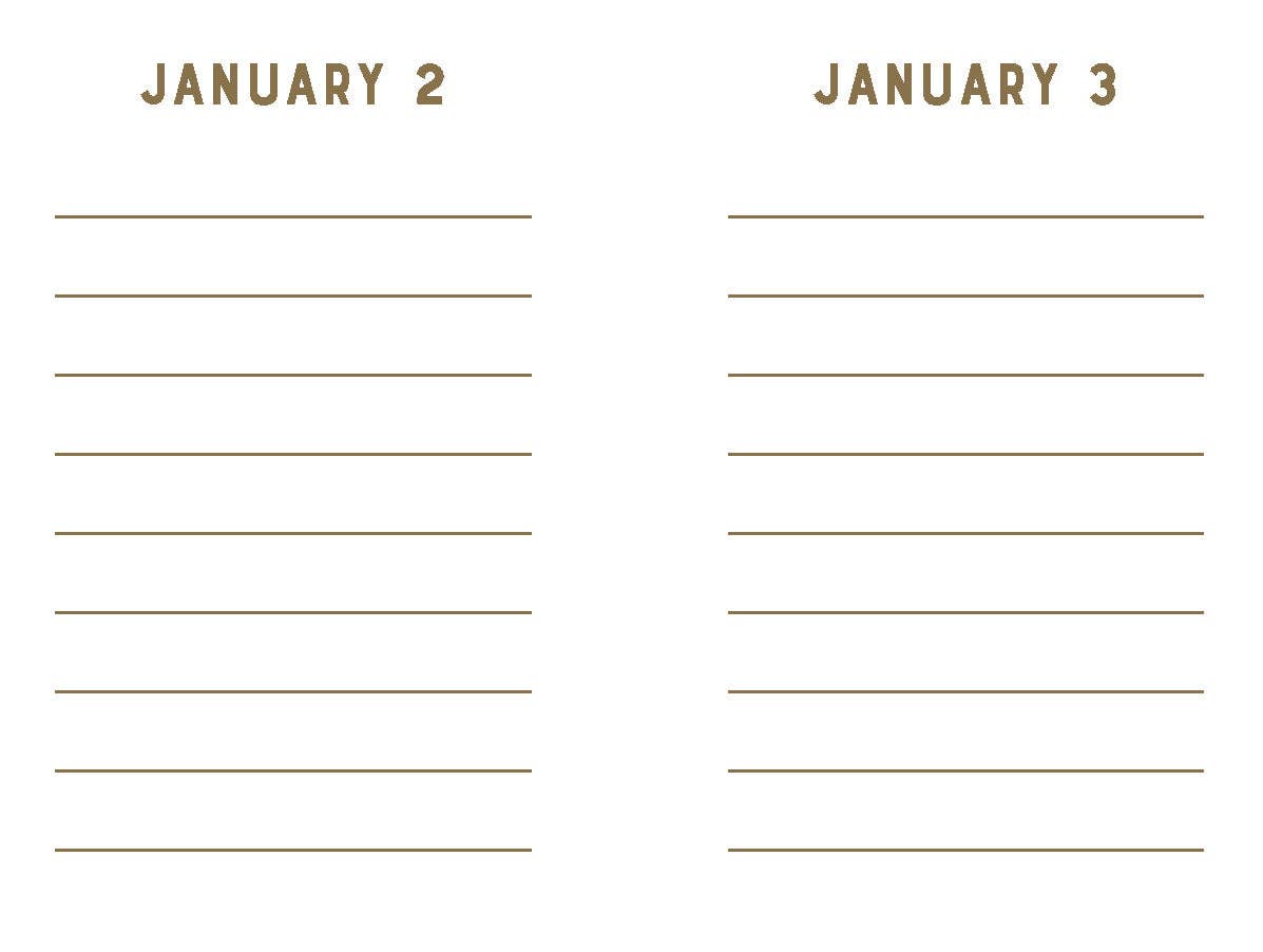 One Line a Day Mini Journal