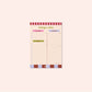 Checks & Stripes Daily Planner Pad