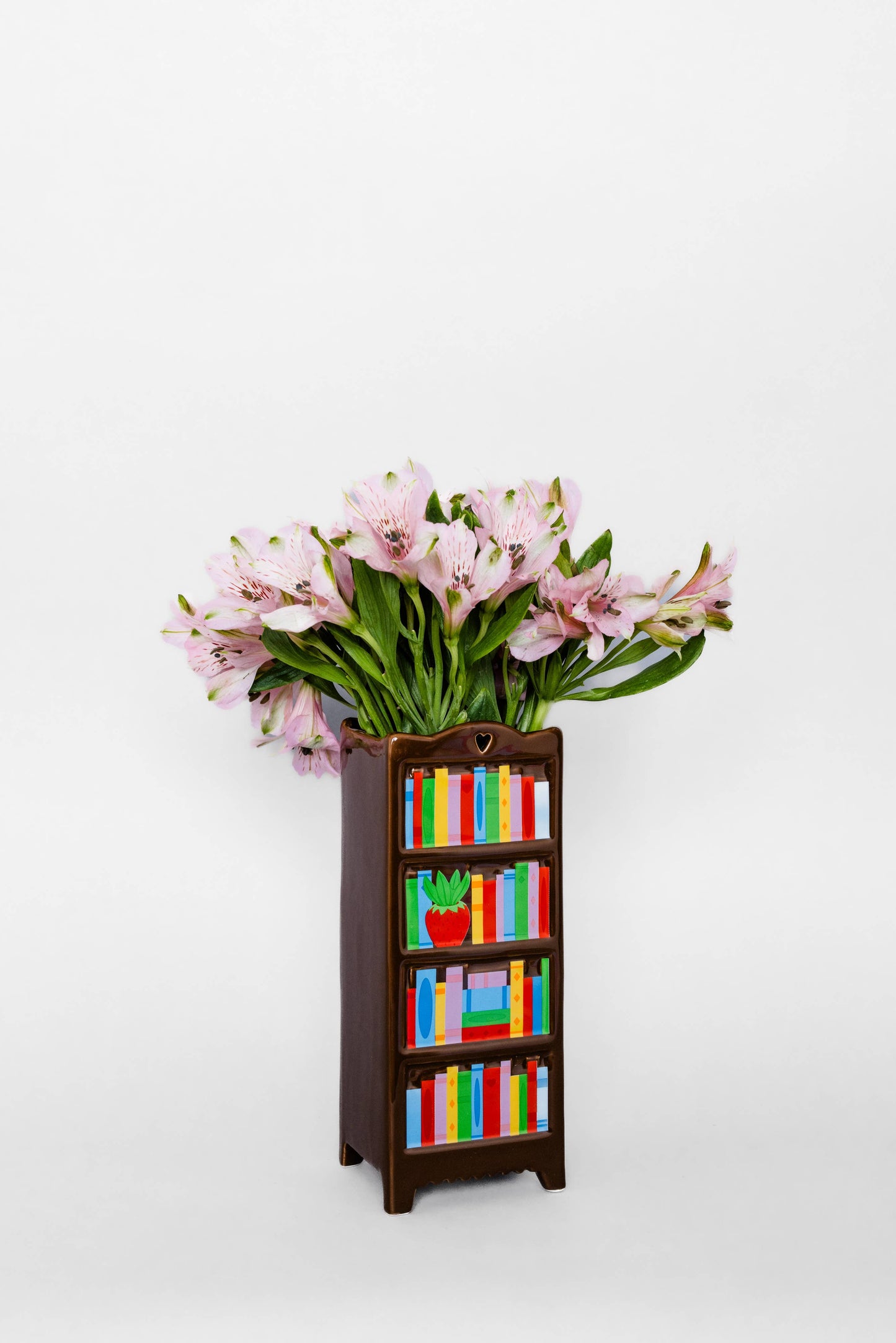 Bookshelf Ceramic Vase