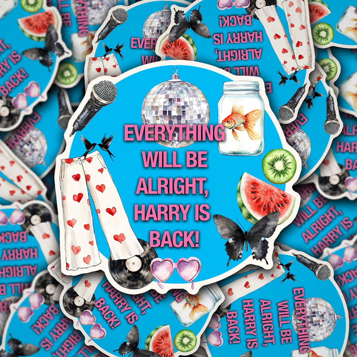 Harry Is Back! Sticker – Golden Hour Designs