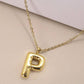 Initial Necklace - 18K Stainless Steel Tarnish Free