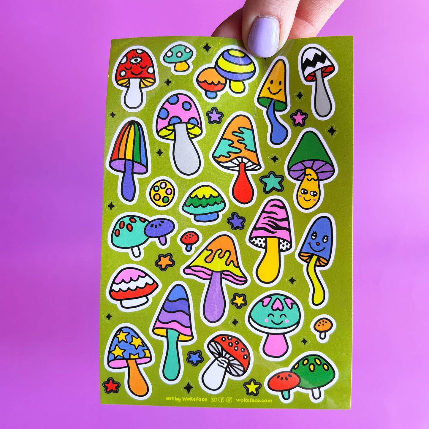 Funguys Sticker Sheet