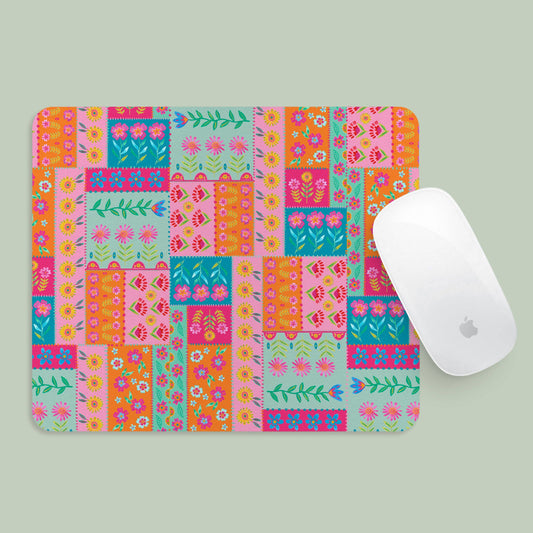 Floral Patchwork Mousepad