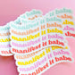 Manifest it Babe Sticker