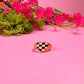 Checkered Heart Ring