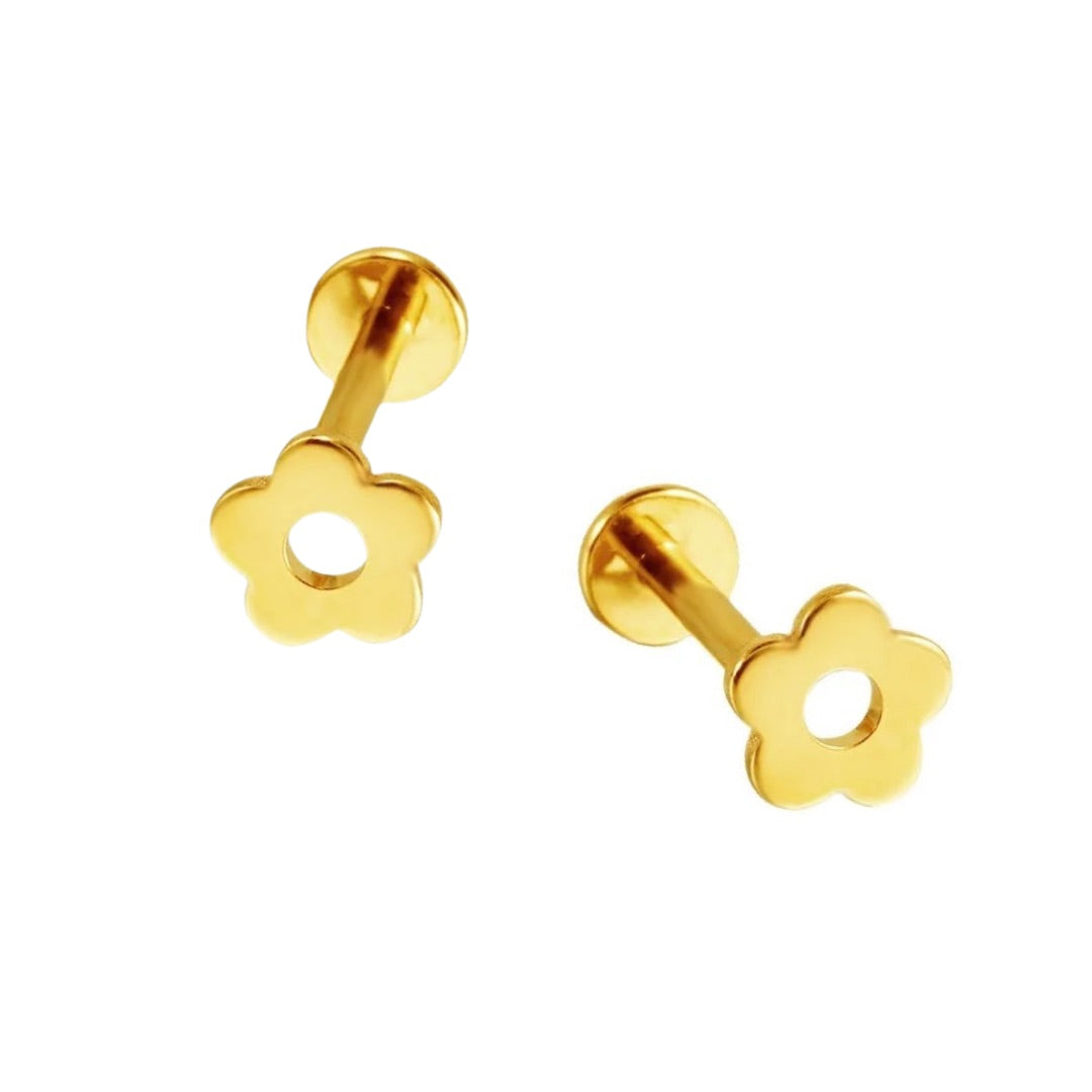 Flower Power Flat-Back Stud (Single or Pair!)