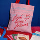Library Card Canvas Tote