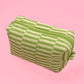 Checker Makeup Cosmetic Pouch Bag