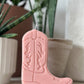 Cowboy Nashville Boot Shape Candle