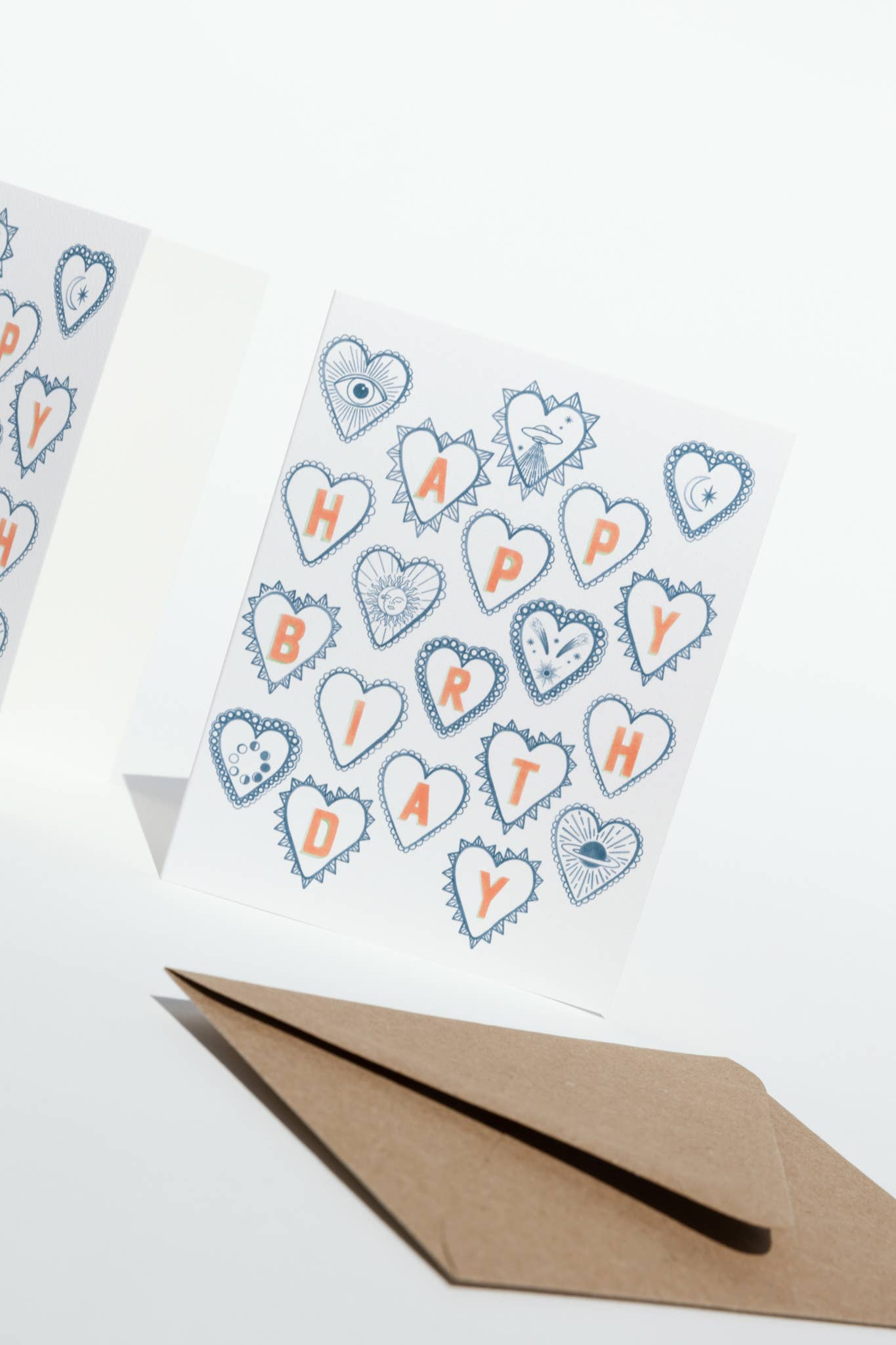 Heart Charms Birthday Card