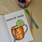 "But First, Cocktails" Coloring Book