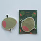 Olive Die-Cut Sticky Notepad