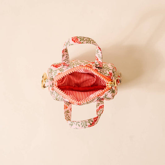 Itty Bitty Duffle Bag Charm – Dusty Rose