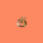 Jack-o-Lantern Gold Charm