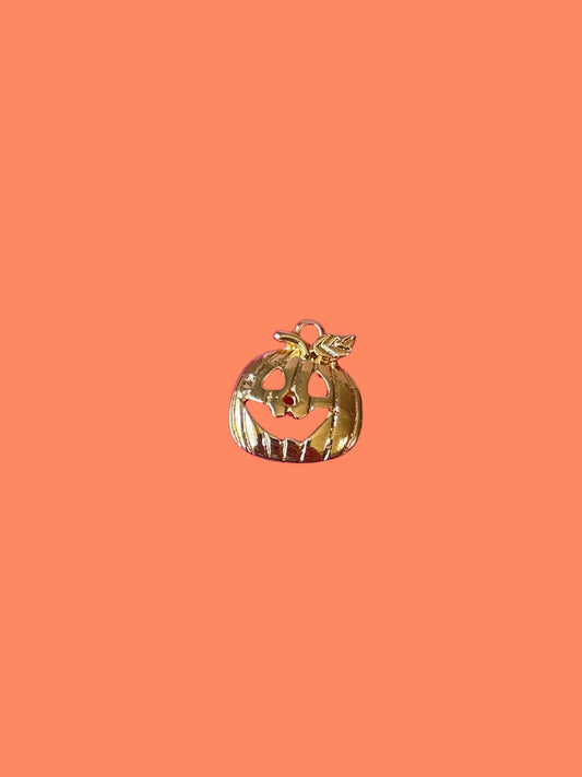 Jack-o-Lantern Gold Charm