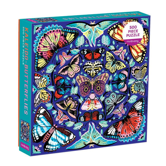 Kaleido-Butterflies 500 Piece Family Puzzle